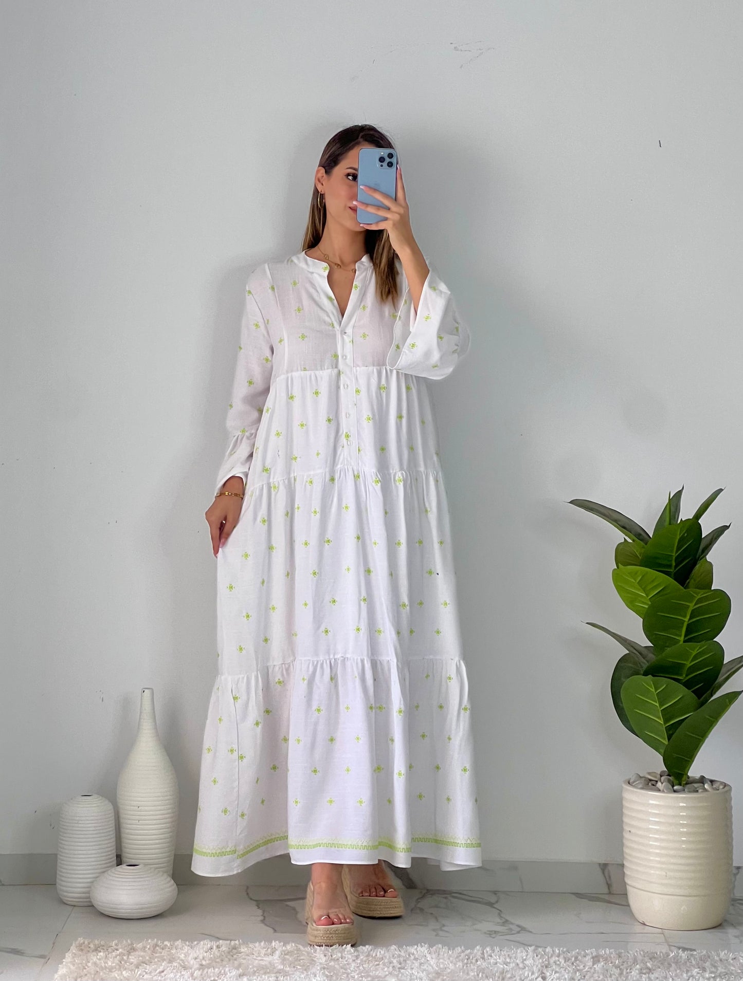 Robe Gitane Lin brodé