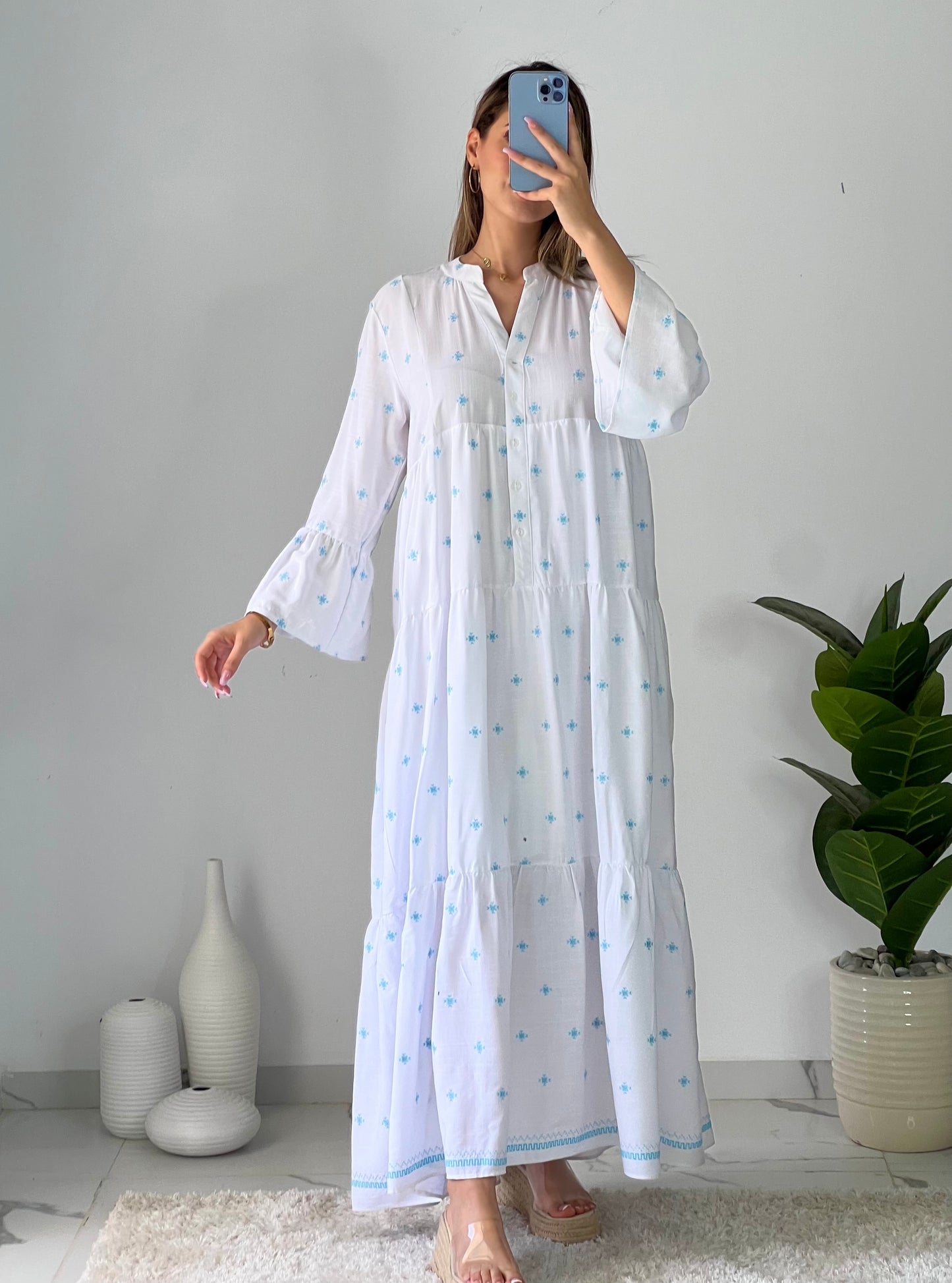 Robe Gitane Lin brodé