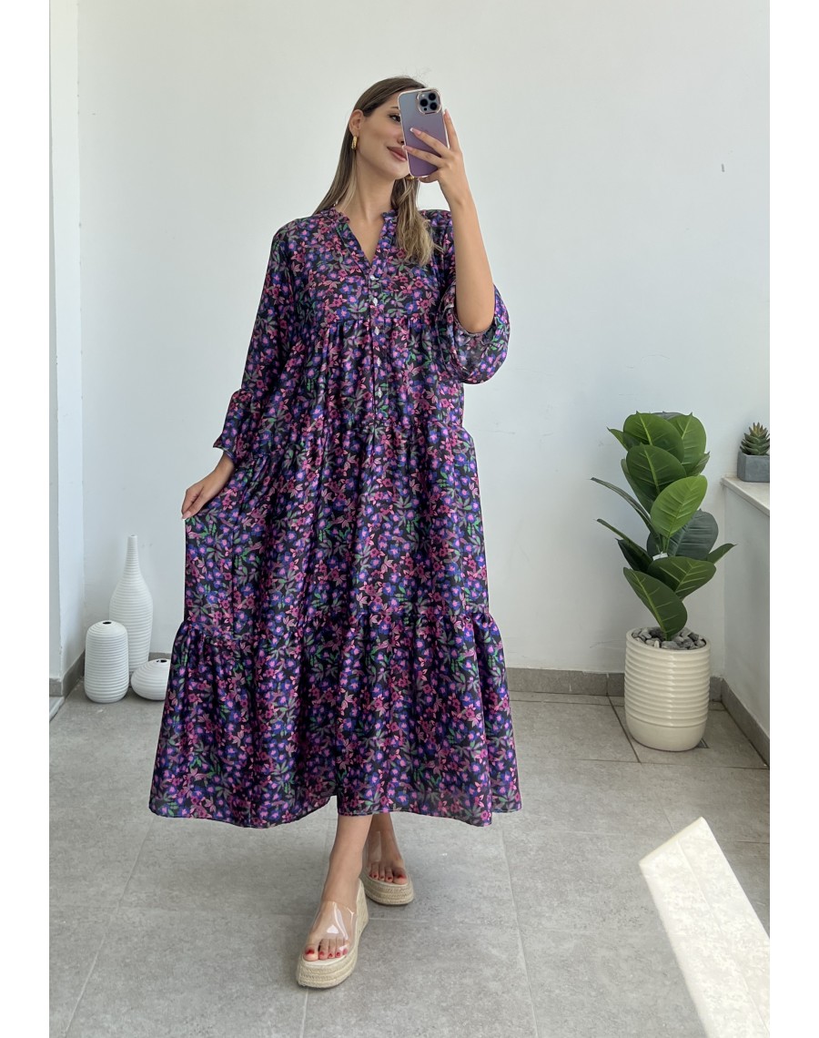 Robe gitane imprimée