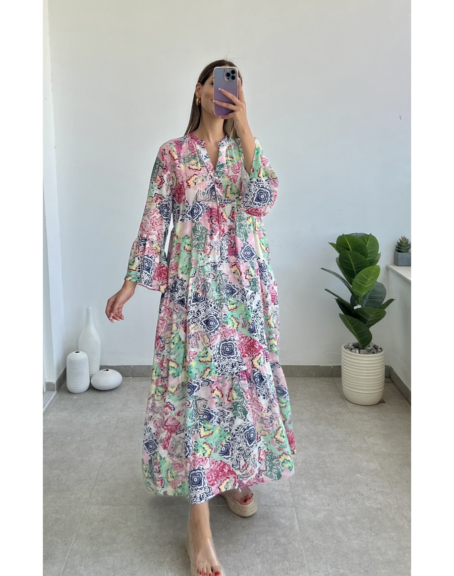 Robe gitane imprimée