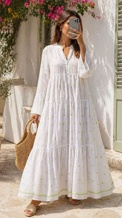 Robe Gitane Lin brodé