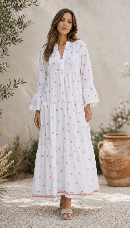 Robe Gitane Lin brodé