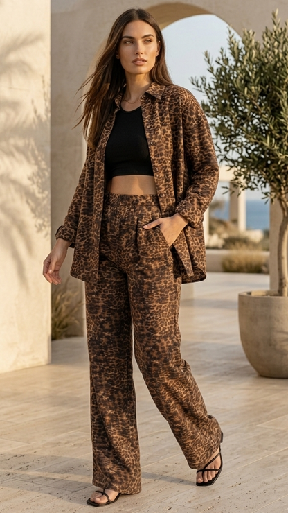 Set imprimé Leopard
