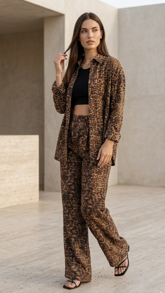 Set imprimé Leopard