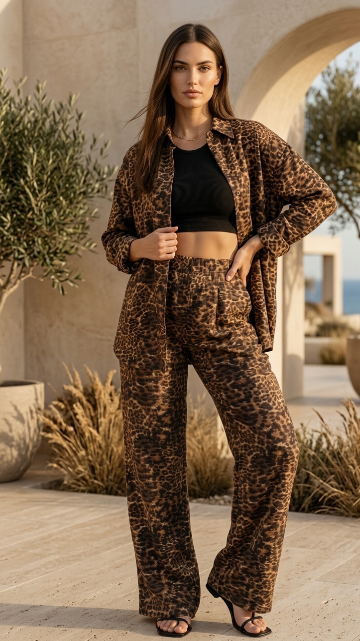 Set imprimé Leopard